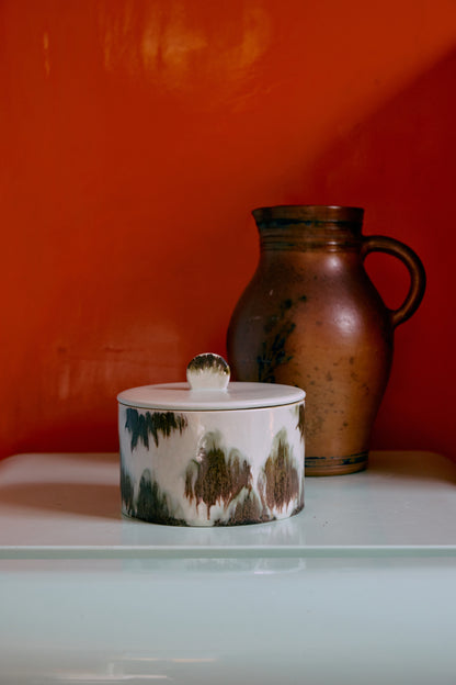 HKLIVING 70s Ceramics koekjespot Tide – sfeerfoto