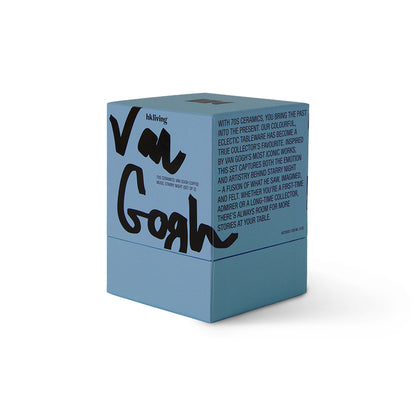 HKLIVING 70s Ceramics Van Gogh koffiemokken Starry Night – set van 2 – detailfoto