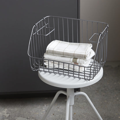 House Doctor – Grijze stapelbare mand