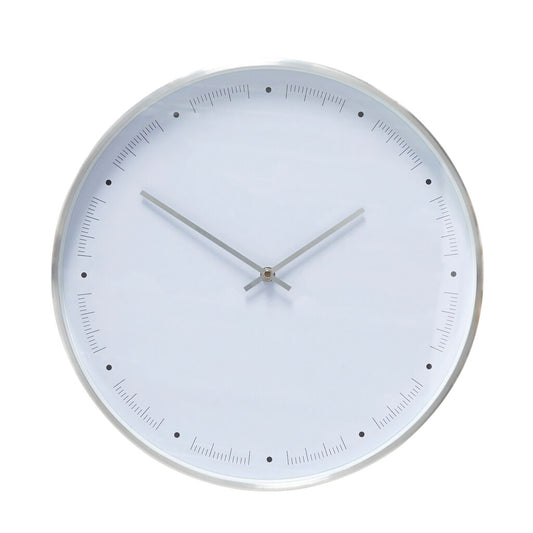 Hübsch Time wandklok wit