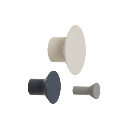 Hübsch Spot wandhaken multicolour set van 3