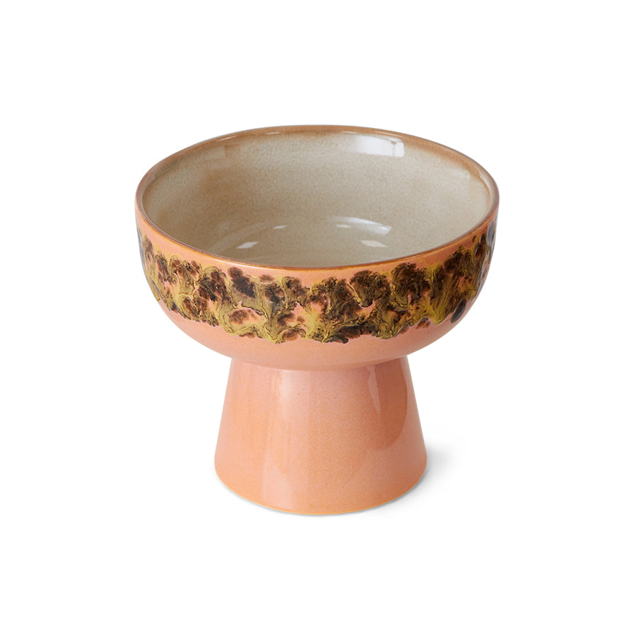 70s ceramics tapas schaaltje op voet L – Lush