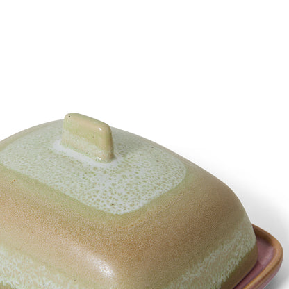 HKLIVING 70s Ceramics botervloot Skyline detailfoto