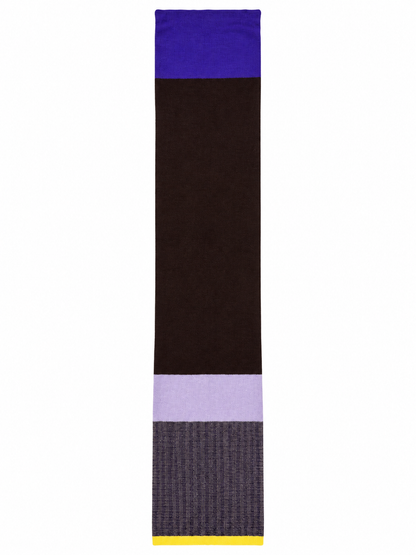 La Femme Garniture Mira sjaal chocolat violet lilac – vrijstaande productfoto