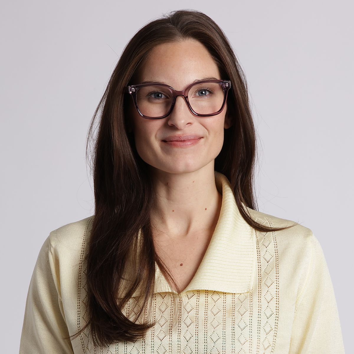 Monkeyglasses Annika grijs-paars schuin