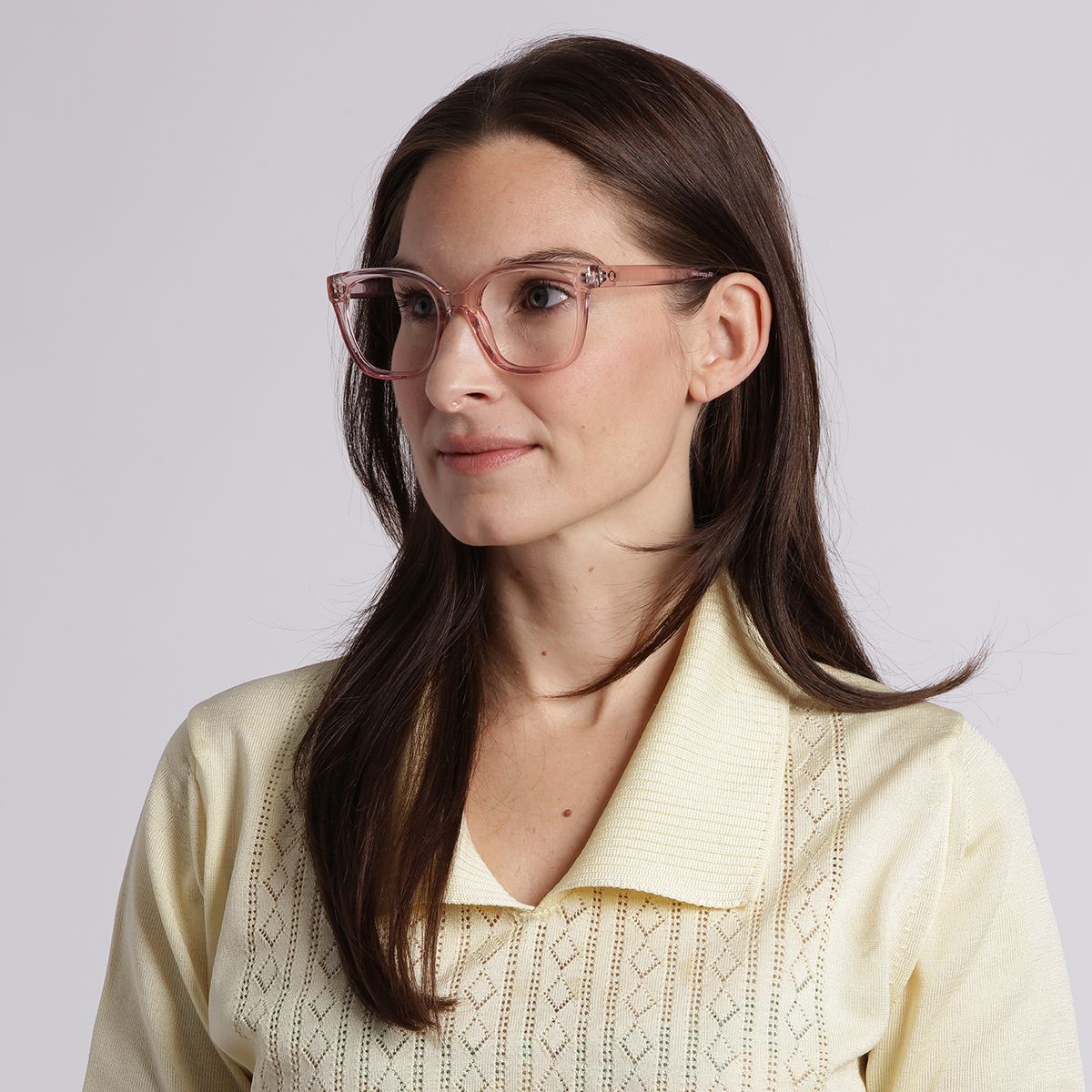Monkeyglasses Annika roze detail