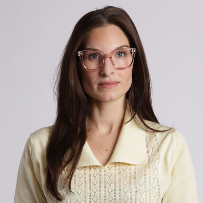 Monkeyglasses Annika roze schuin