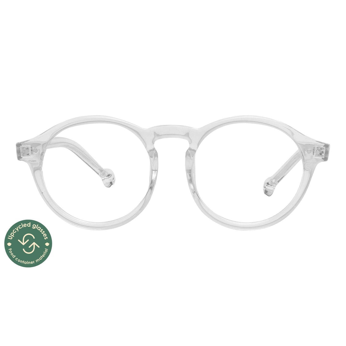 Monkeyglasses Bille transparant vooraanzicht