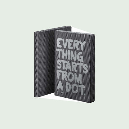 Ter beoordeling door Pierre: nuuna notitieboek Everything Starts From A Dot L, kandidaatfoto 1, bron www.copicshop.net