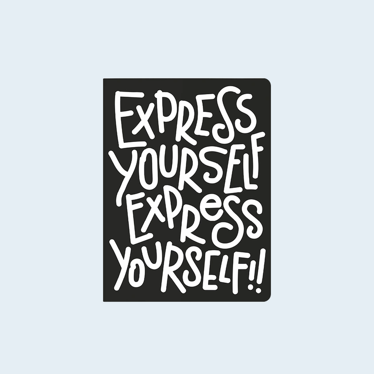 nuuna Express Yourself notitieboek L, wit, zwart