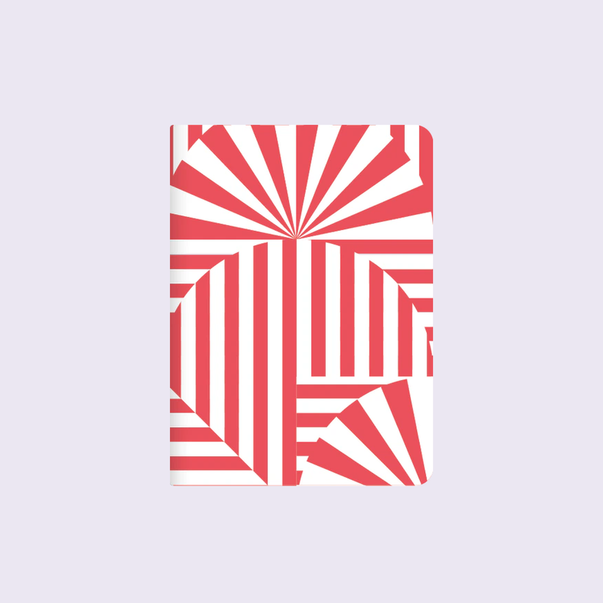 nuuna Fancy Fans notitieboek S, wit, rood