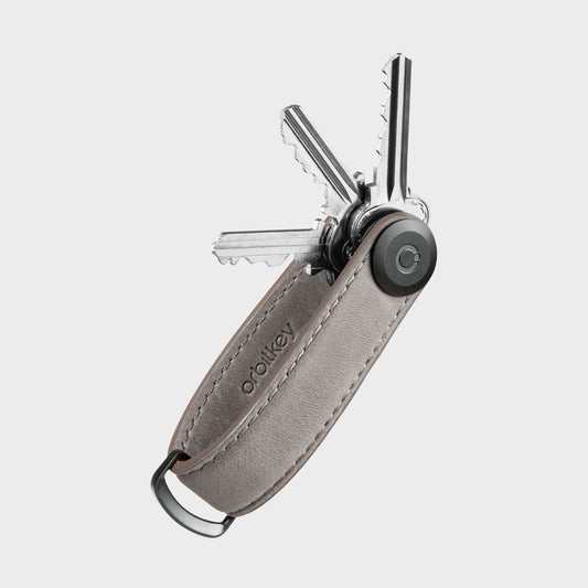 Orbitkey Key Organiser Crazy Horse Driftwood voorkant