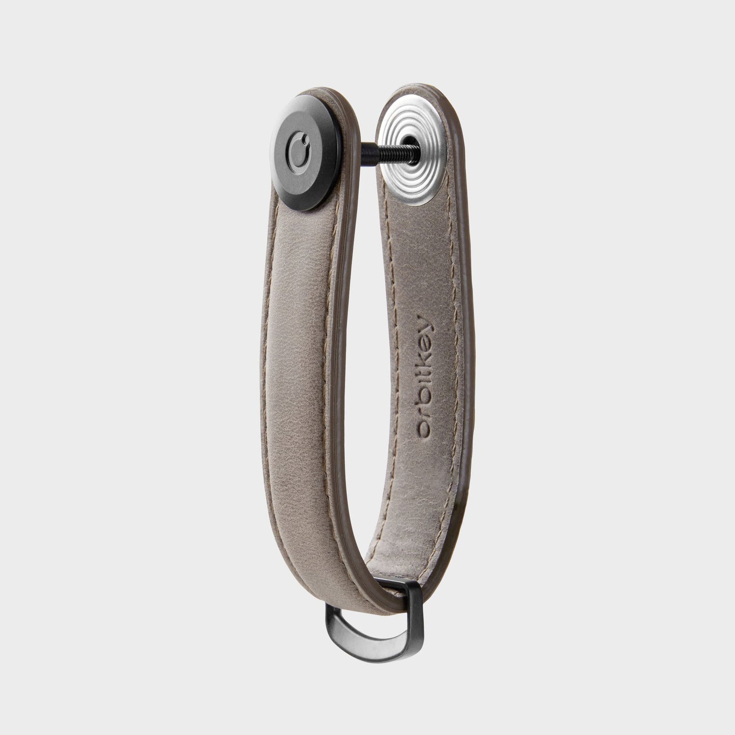 Orbitkey Key Organiser Crazy Horse Driftwood detail