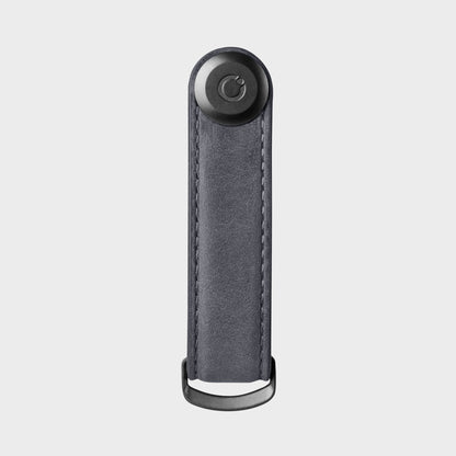 Orbitkey Key Organiser Crazy Horse Steel Grey geopend