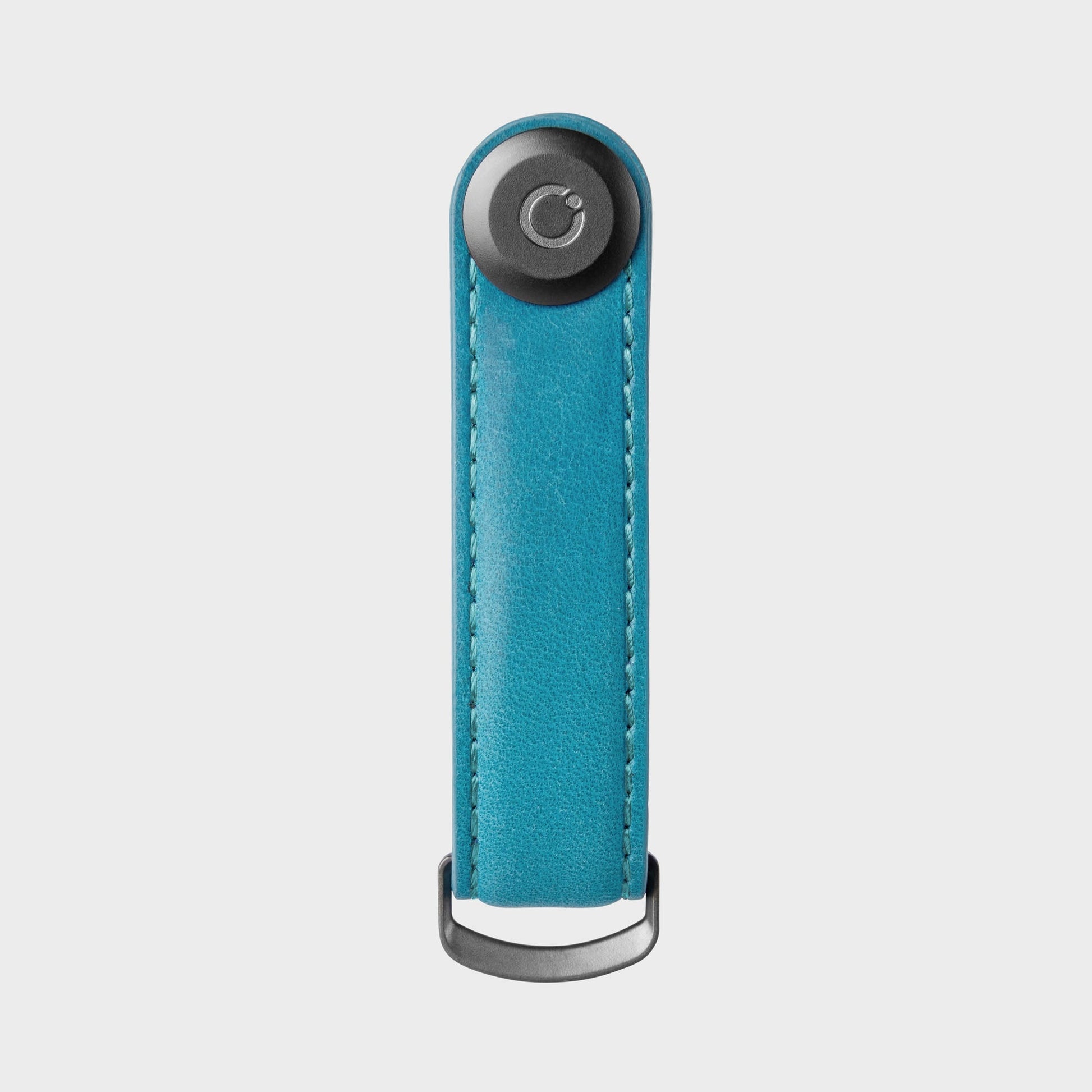 Orbitkey Key Organiser Crazy Horse Teal geopend