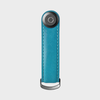 Orbitkey Key Organiser Crazy Horse Teal geopend