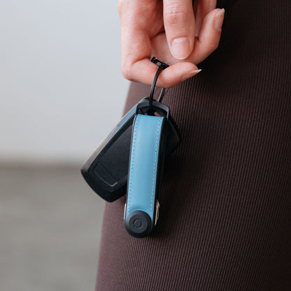 Orbitkey Key Organiser Hybrid Leather Lake Blue