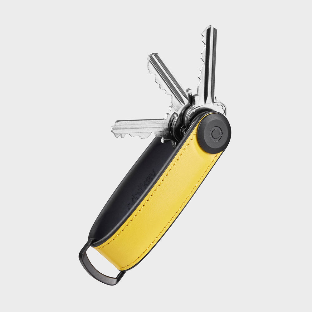 Orbitkey Key Organiser Hybrid Leather Solar Yellow