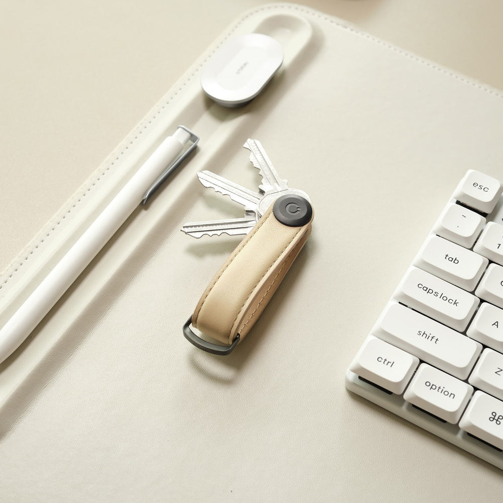 Orbitkey Key Organiser Leather Sand