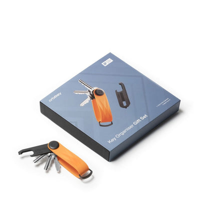 Orbitkey Key Organiser Active Tangerine + Multi-tool V2 Set
