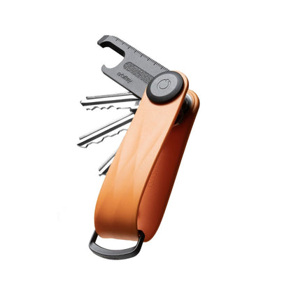 Orbitkey Key Organiser Active Tangerine + Multi-tool V2 Set