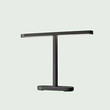 MERIDIAN BIG - Buitenlamp, antraciet tegen een zachte pastelachtergrond (saliegroen)