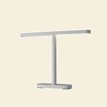MERIDIAN BIG - Buitenlamp, wit tegen een zachte pastelachtergrond (botergeel)