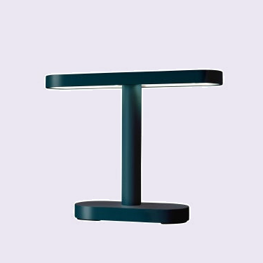 MERIDIAN SMALL - Buitenlamp, Oceaan Blauw tegen een zachte pastelachtergrond (lila)