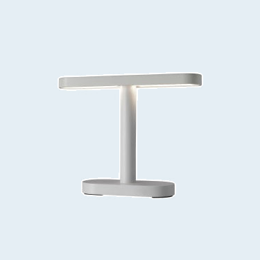 MERIDIAN SMALL - Buitenlamp, Wit tegen een zachte pastelachtergrond (lichtblauw)