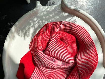 HILLY sjaal rood-poederroze
