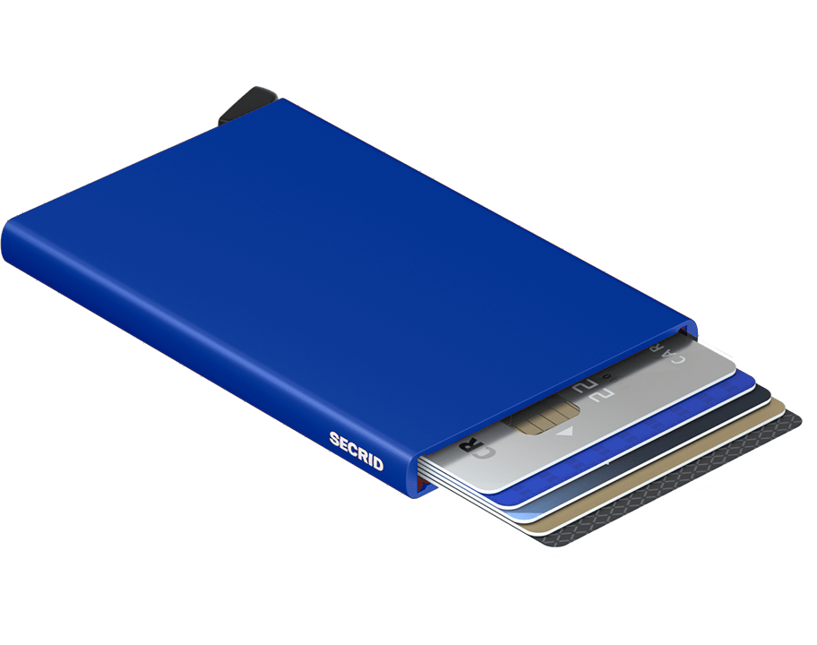 Secrid Cardprotector Blue geopend