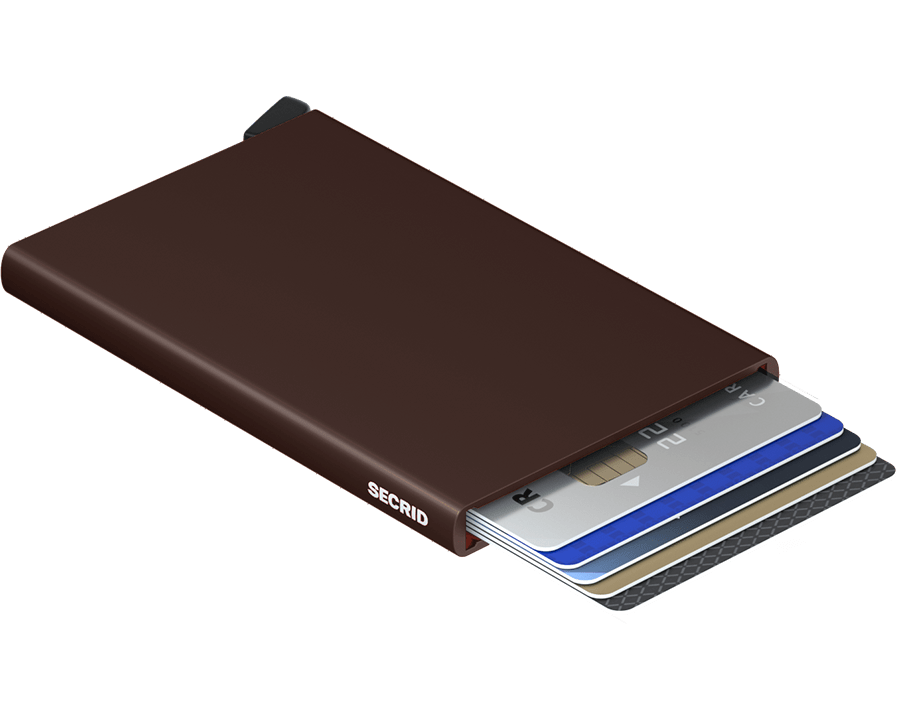 Secrid Cardprotector Brown geopend