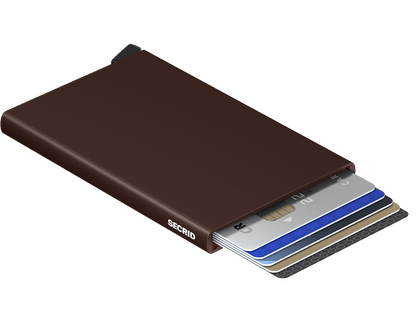 Secrid Cardprotector Brown geopend