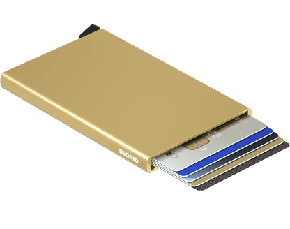 Secrid Cardprotector Gold geopend