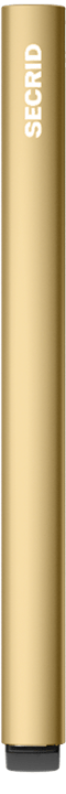 Secrid Cardprotector Gold zijaanzicht
