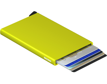 Secrid Cardprotector Lime geopend