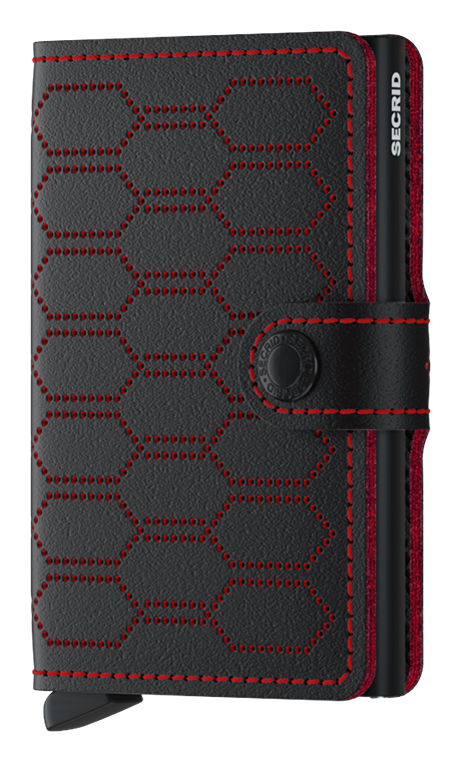 Secrid Miniwallet Fuel Black-Red portemonnee