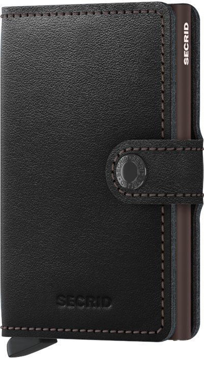 Secrid Miniwallet Original Black-Brown voorzijde
