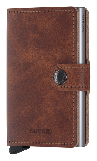 Secrid Miniwallet Vintage Brown voorkant