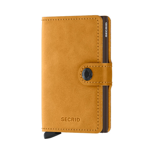Secrid Miniwallet Vintage Ochre voorzijde