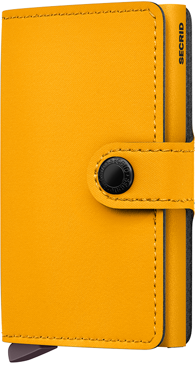 Secrid Miniwallet Yard Powder Ochre voorzijde