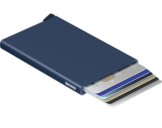 Secrid Cardprotector Navy geopend