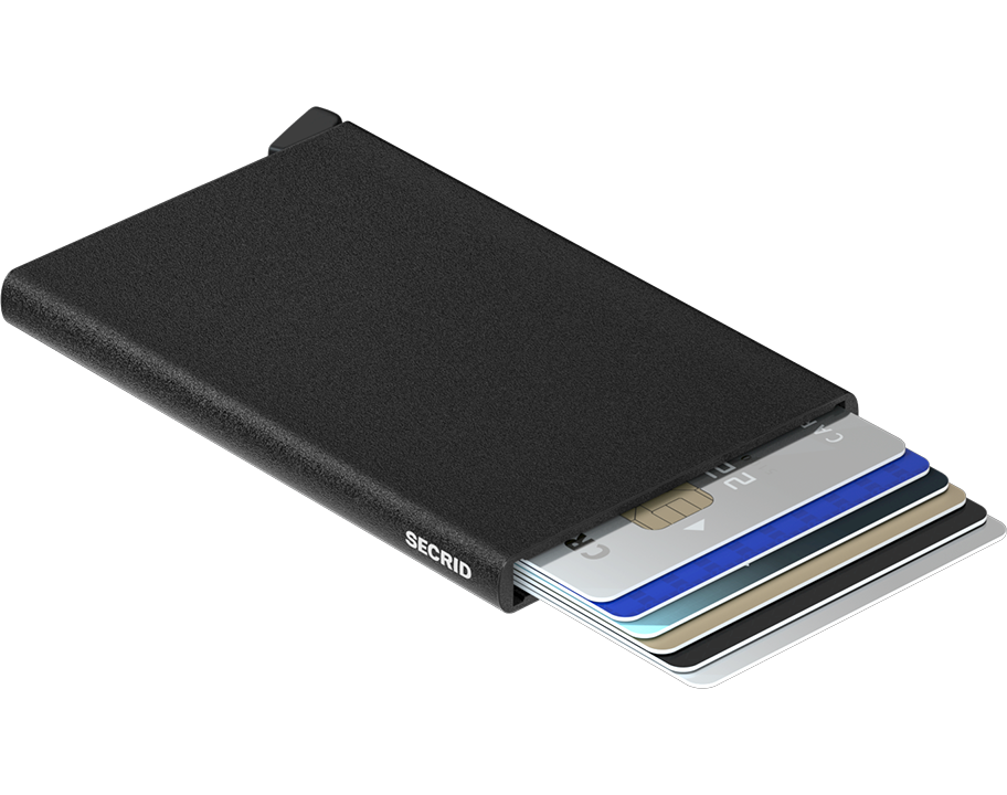Secrid Cardprotector Powder Black geopend