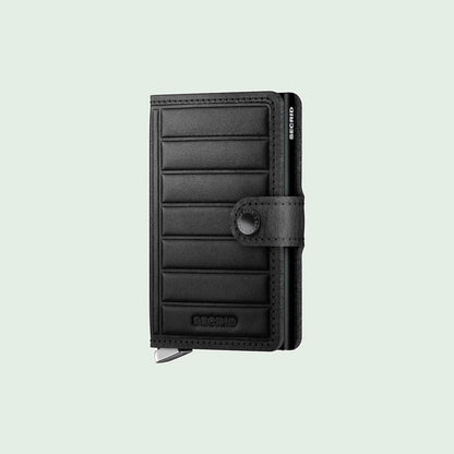 Secrid Premium Miniwallet Emboss Lines Black