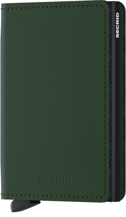 Secrid Slimwallet Matte Green-Black portemonnee