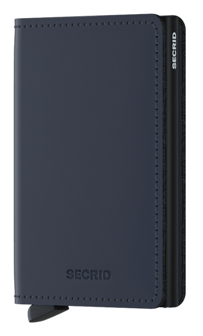 Secrid Slimwallet Matte Nightblue voorkant