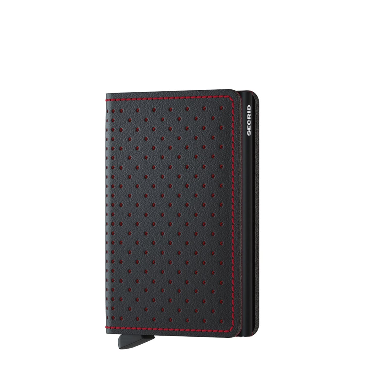 Secrid Slimwallet Perforated Black-Red voorzijde