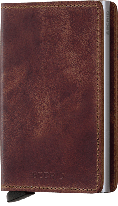 Secrid Slimwallet Vintage Brown voorzijde