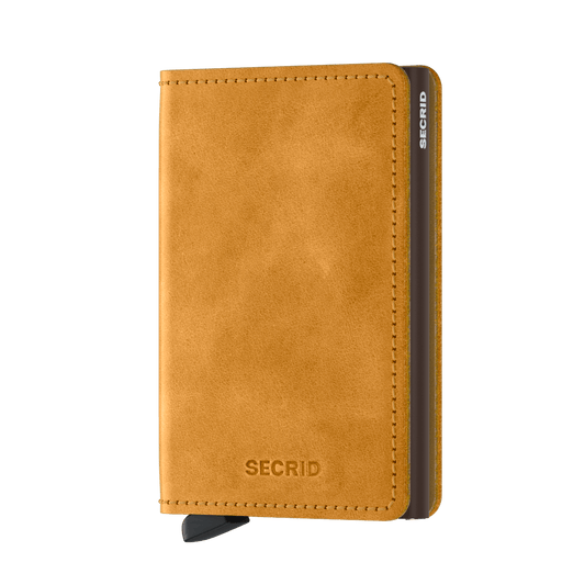 Secrid Slimwallet Vintage Ochre voorzijde