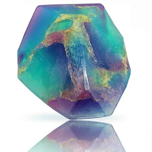 SoapRocks edelsteenzeep Rainbow Fluoriet